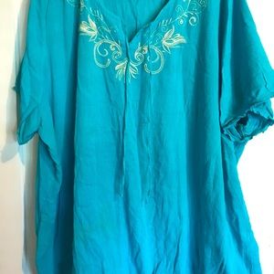 Bohemian blue shirt
